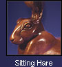 sitting hare sculptures